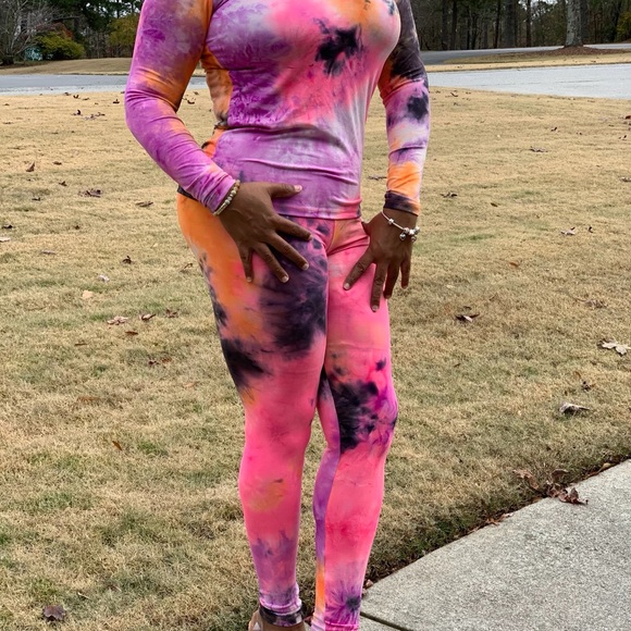 Woman's 2-Piece Sleep Loungewear Set, Size Large - Picture 4 of 4